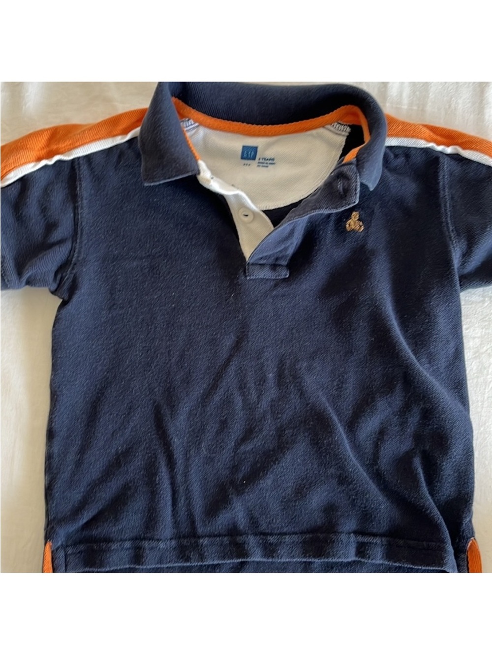 2T GAP navy polo shirt